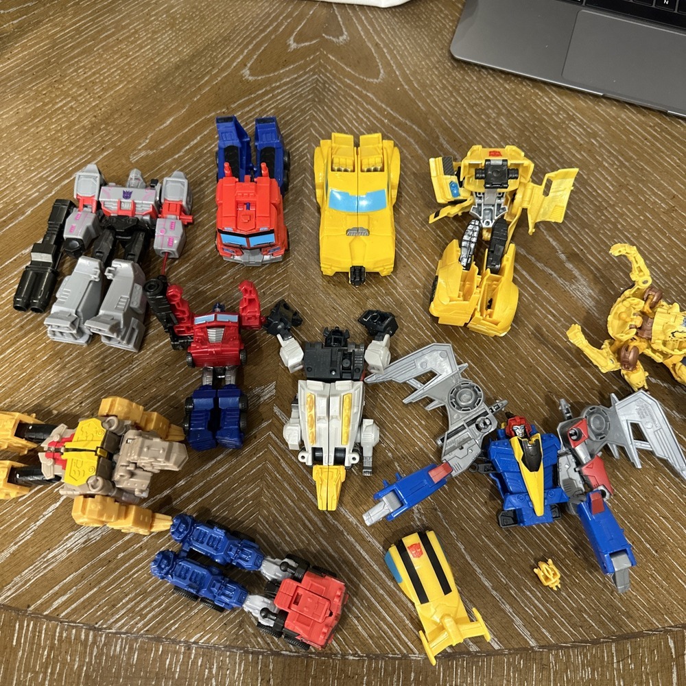 lot of transformers toys. Mixed Lot. Some Missing Parts.